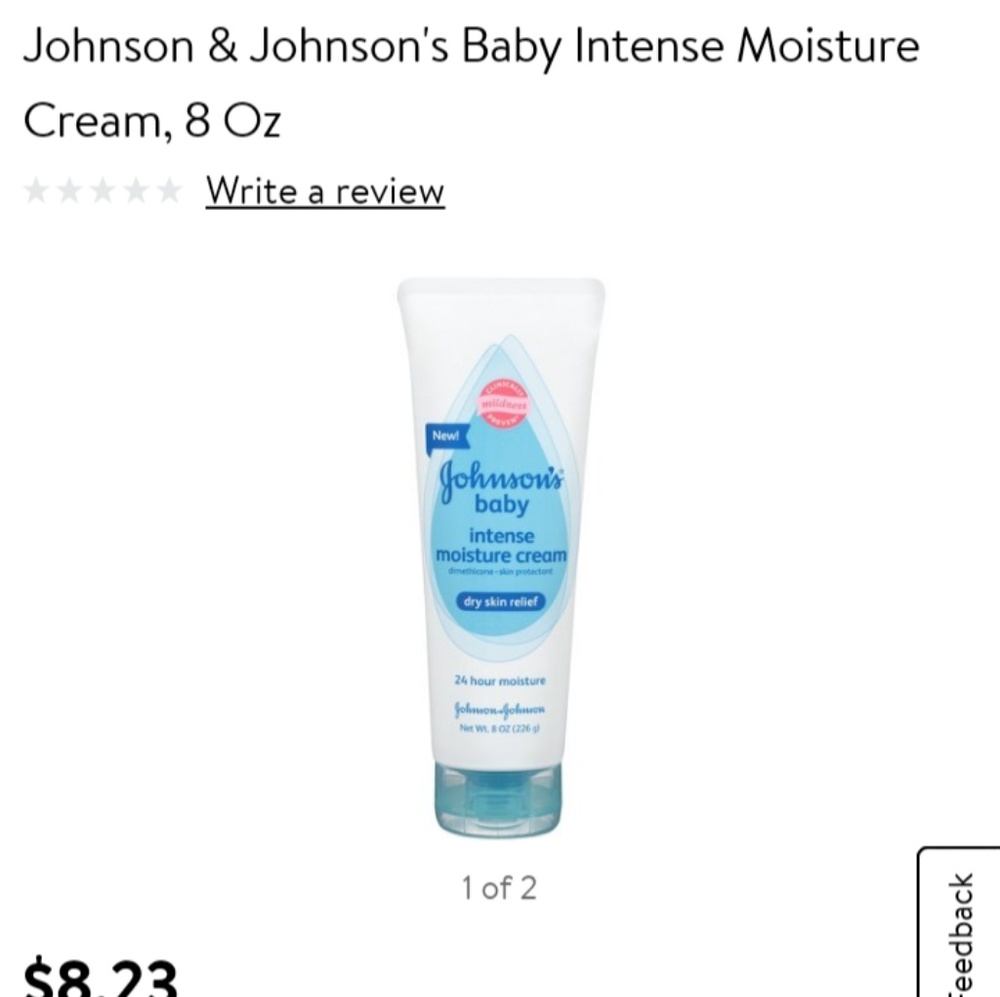 Baby lotion